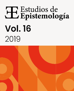 Estudios de Epistemología Vol 16 2019